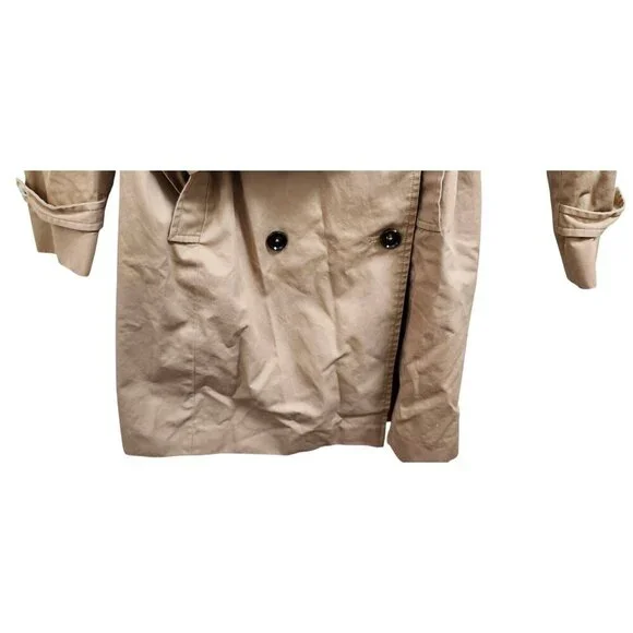 Massimo Dutti Women’s Trench Coat With Belt Brown Size M - Picture 6 of 16